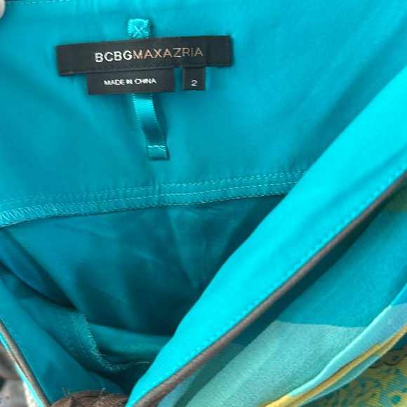 Strapless BCBG size 2 dress great shape worn ones for salsa dancing - Picture 2 of 3